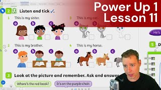 Review English Vocabulary from Units 1–3 | Power Up Level 1 with Teacher AJ
