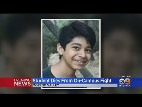Boy, 13, Dies After Alleged Bullying Attack At Moreno Valley School