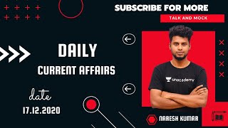 Daily CA Live Discussion in Tamil|  17-12-2020 | Mr.Naresh kumar