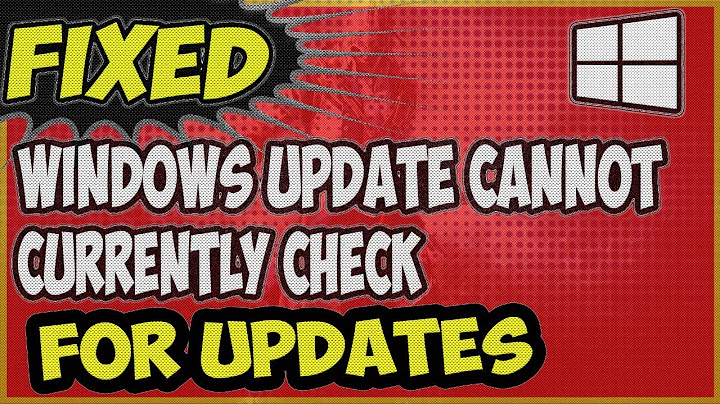 Lỗi window update cannot currently check for updates năm 2024