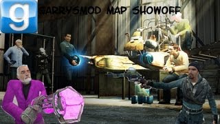 Garry's Mod Map showoff #6 - rp_evocity_v33x (why couches at a cemetery?)