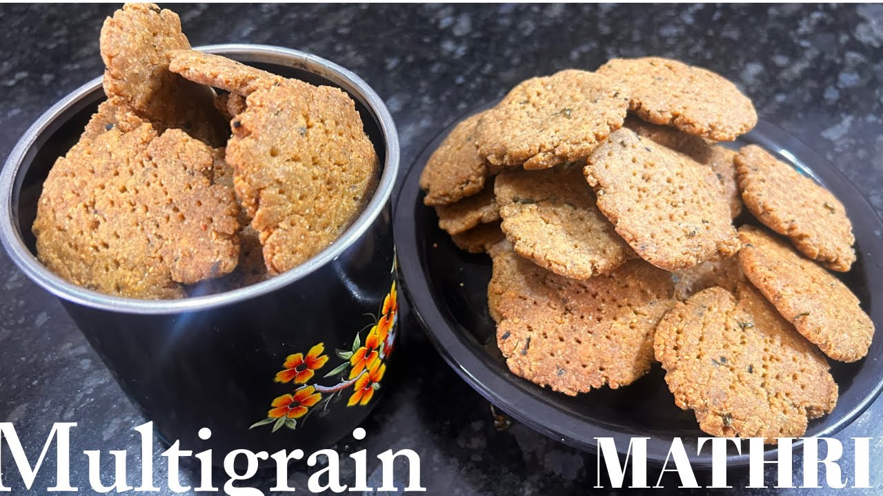 Multigrain Mathri मल्टीग्रैन मठरि(नमक पारे) एक बार बनाये और पुरे महिने खाये| Multigrain ...