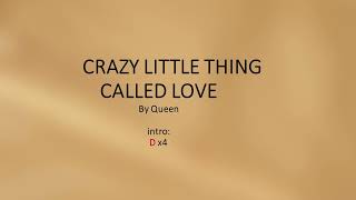 Crazy Little Thing Called Love by Queen - easy acoustic chords and lyrics screenshot 5