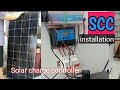 How to install 12v scc  solarcharge controller in off grid solar setup