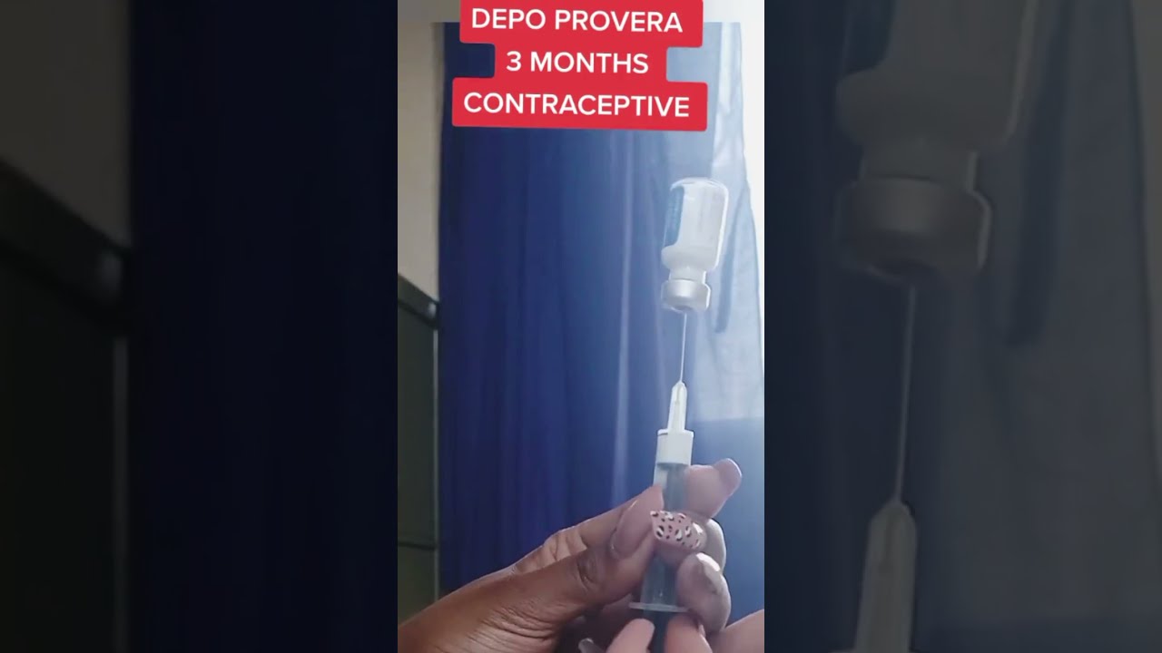 Depo Provera contraceptive injection #shorts #contraceptives