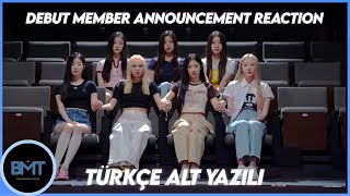 Türkçe Alt Yazılı Babymonster-Debut Member Announcement Reaction