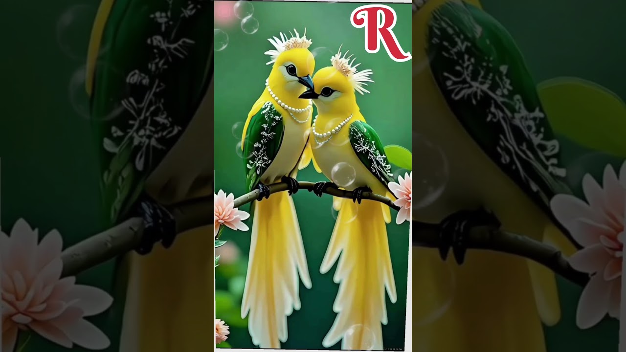 Best Beautiful Birds Flowers  