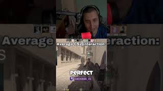 Average interaction in CS2  #cs2 #csgo Content