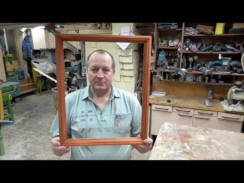 Как самому сделать рамку для картины из дерева