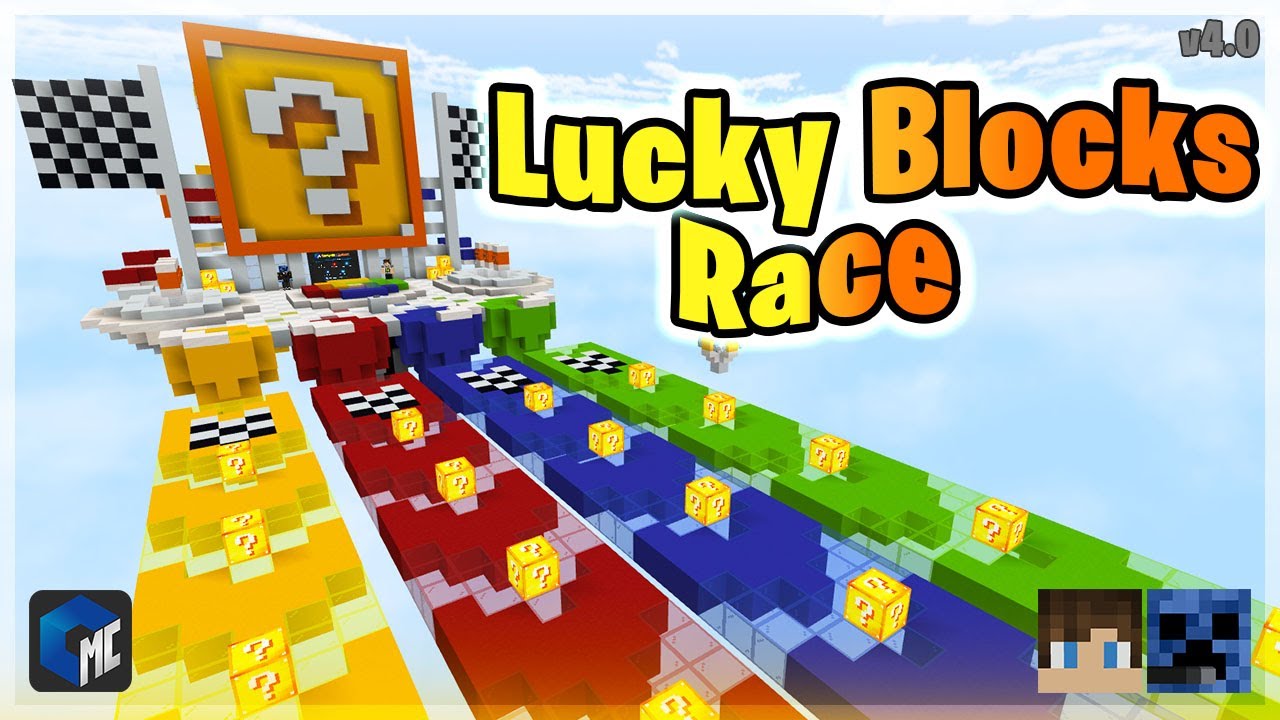 Download Lucky Block Race Map MCPE APK