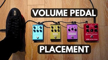 Where To Place The Volume Pedal In The Chain? (with Sound Comparisons)