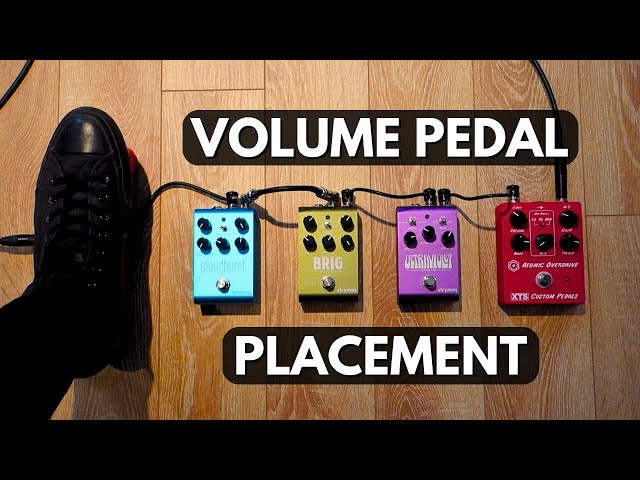 Where To Place The Volume Pedal In The Chain? (with Sound