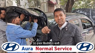 Hyundai Aura Normal service