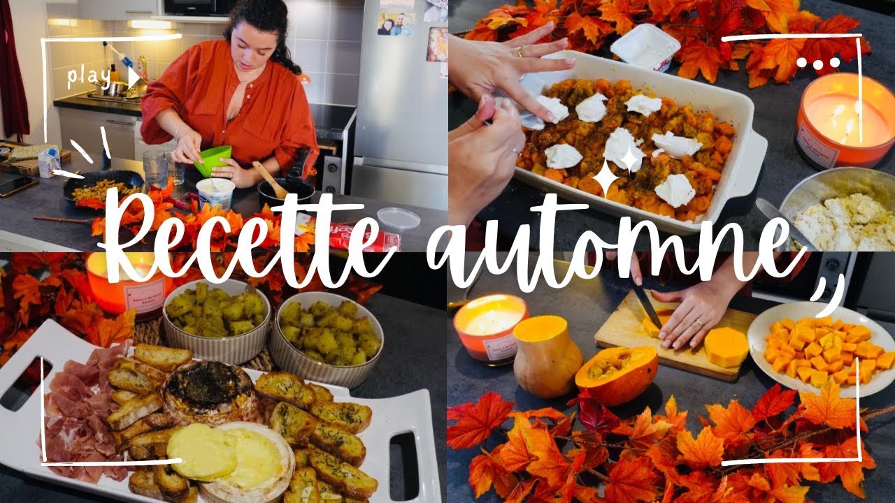 4 RECETTE D’AUTOMNE RÉCONFORTANTE ET FACILE 🍁🍂