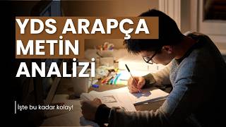 Yds Arapça Metin Analizi Güncel Metinlerle Yds / Yökdi̇l Hazırlık