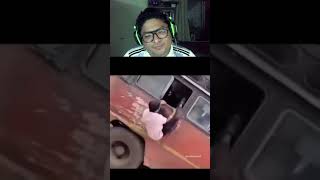 Se llevó la ventana #gracioso #humor #comediahumor #videoreaccion #reaccion #ventanas #bus #caída