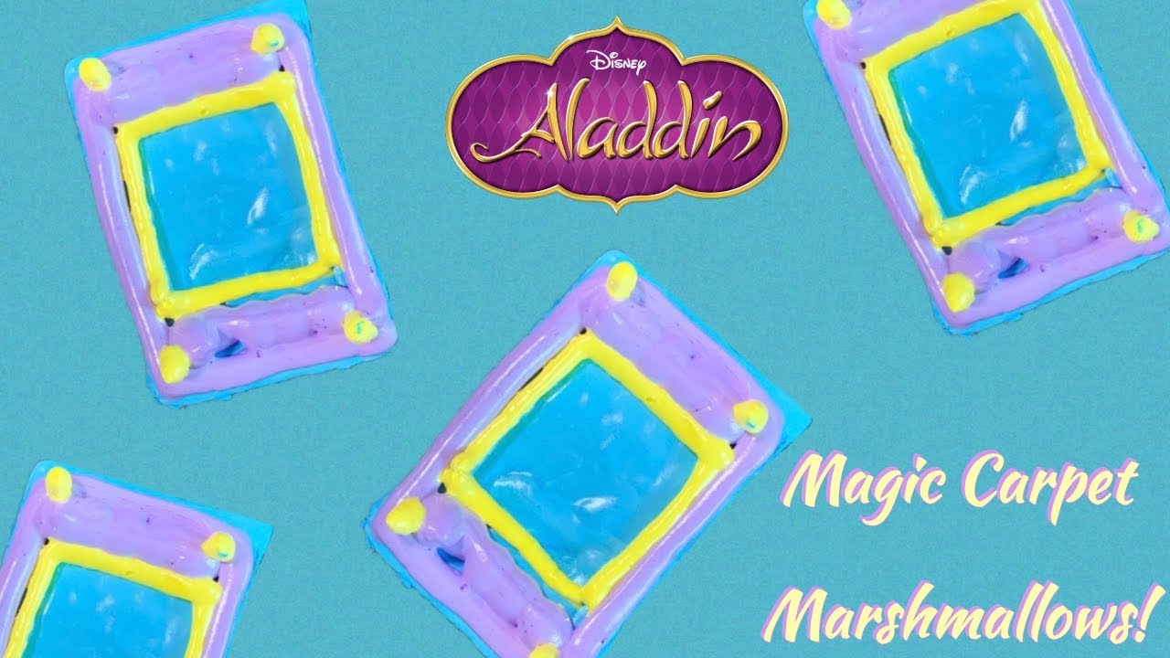 ALADDIN MAGIC CARPET MARSHMALLOWS Celebrity Sweets YouTube