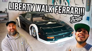 Building a Liberty Walk Ferrari with @throtl