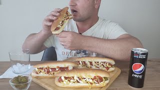 HOT DOG / ASMR / TÜRKÇE ASMR / TURKİSH FOOD / EATING SOUNDS ✔️