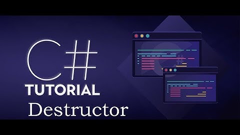 Destructor in CSharp | The Creative Indian