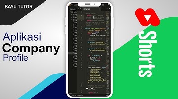 Aplikasi company profile berbasis web #short