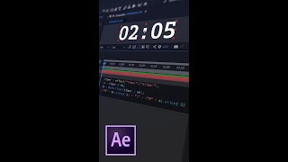 Countdown Timer in After Effects #shorts