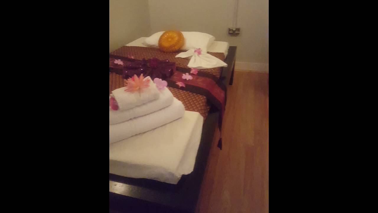 New massage bed dressed ready for customer contact Facebook page thai