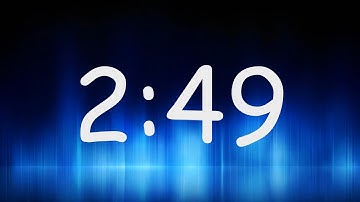 2:49 Minutes Timer / Countdown from 2min 49sec