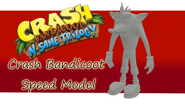 CRASH BANDICOOT | Blender 2.8 Simple Speedmodel Timelapse