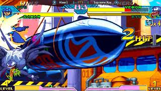 Marvel vs Capcom - clash of super heroes Hixer1 vs Supreme Ryu screenshot 5