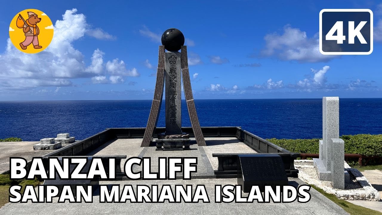 4K Banzai Cliff Walking Tour – Saipan WWII Memorial - YouTube