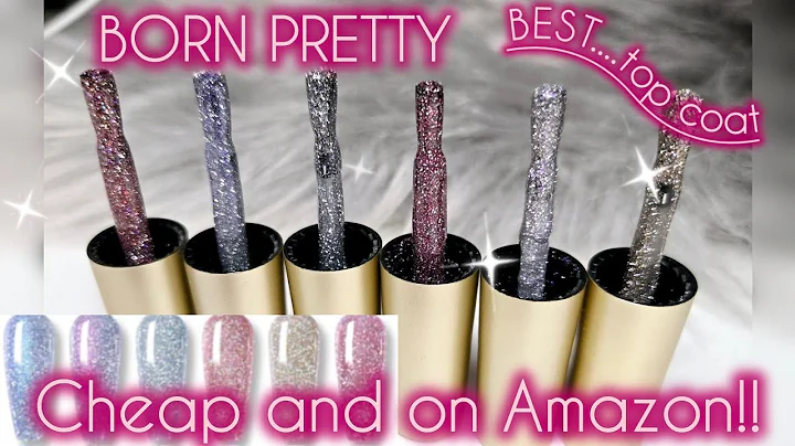 BORN PRETTY reflective gels....CHEAP and found the BEST topcoat🤩 @bornprettyofficial