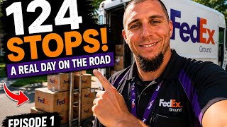 I Had 124 Stops! 😳 | A REAL Day in the Life of a FedEx Driver