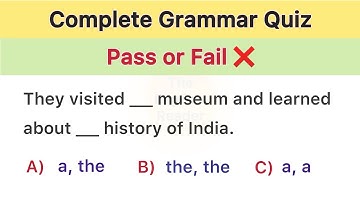 English Articles: 30 Advanced MCQs with Two Blanks for Exam-Ready Grammar Skills