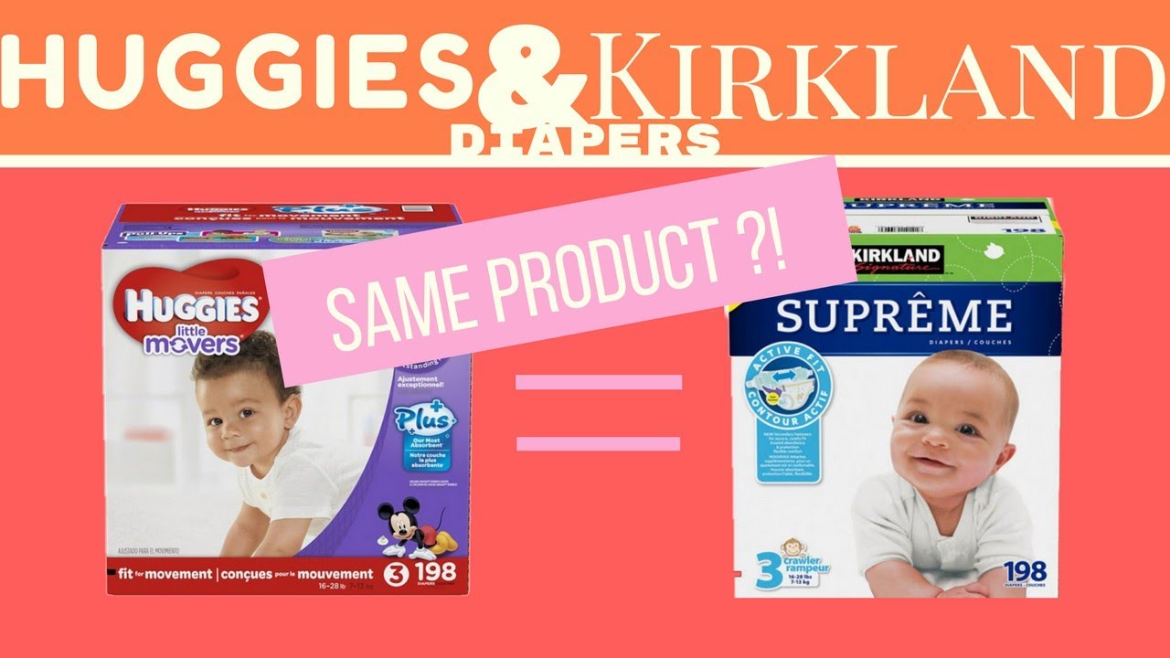 are costco kirkland diapers made by huggies