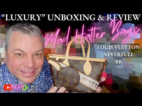 LOUIS VUITTON NEVERFULL BB REVIEW  WORTH IT? 🥰 💓 LV MINI NEVERFULL BB  HANDBAG REVIEW LV MINI BAG 