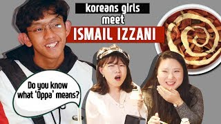 Ismail Izzani tastes Korean spicy rice cake with Blimey｜ Blimey X Ismail izzani
