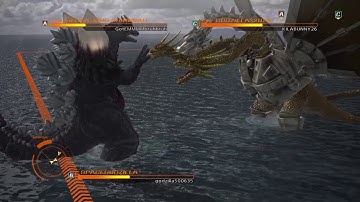 spacegodzilla vs mecha - king ghidorah vs godzilla 2014 - godzilla ps4