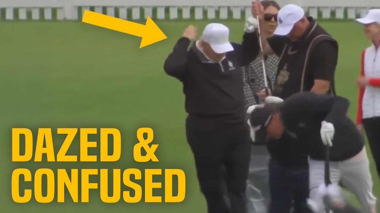 Disoriented Trump has golf course MELTDOWN