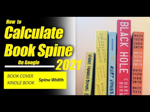 How to Calculate Book Spine | Spine Calculation in Book Cover | Kindle book spine calculation ...