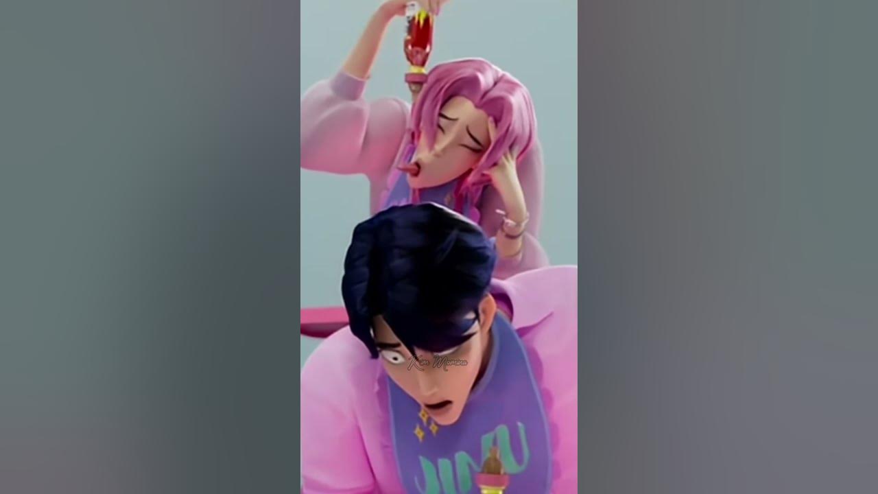 The way they drink the hot sauce😭😂|Kpop Demon Hunters|Subscribe|#kpopdemonhunters #sajaboys #sodapop