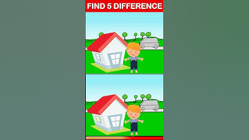 Can you find the 5 difference? #Shorts