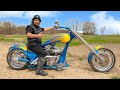 Chopper motorcycle off roading