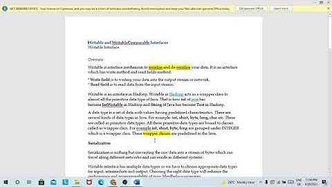 Hadoop specific datatypes