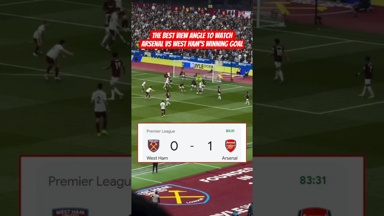 Gol Kemenangan Leandro Trossard di Laga West Ham vs Arsenal Pekan 36 Premier League