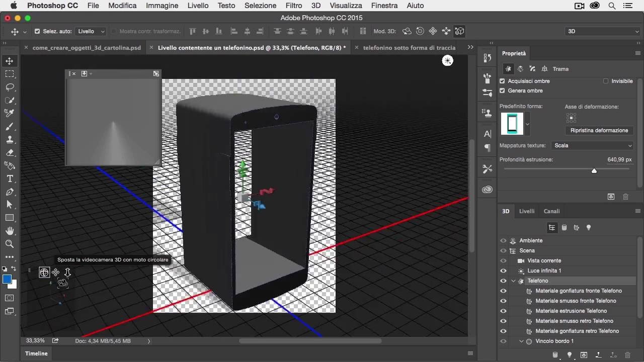 Videocorso Photoshop E Il 3d Come Creare Oggetti 3d