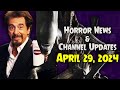 Al pacino exorcism movie vr alien game and more  horror news  channel updates