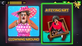 Scary Teacher 3D Glamour Gala Chapter All New Levels.Clowning Around 🤡And A Flying Art 🧑‍🎨Levels