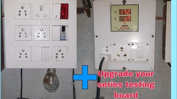 WOW 😲VOLT AMPERE METER INSTALLATION WITH SERIES TESTING BOARD...🔥🔥🔥🔥🔥🔥