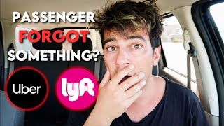 What Do You Do When Your Passenger Forgets Something In The Uber?